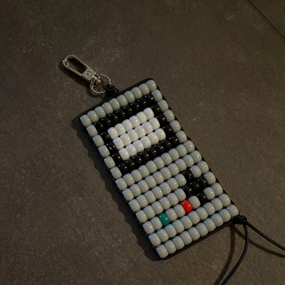 Beaded Retro GameBoy Charm